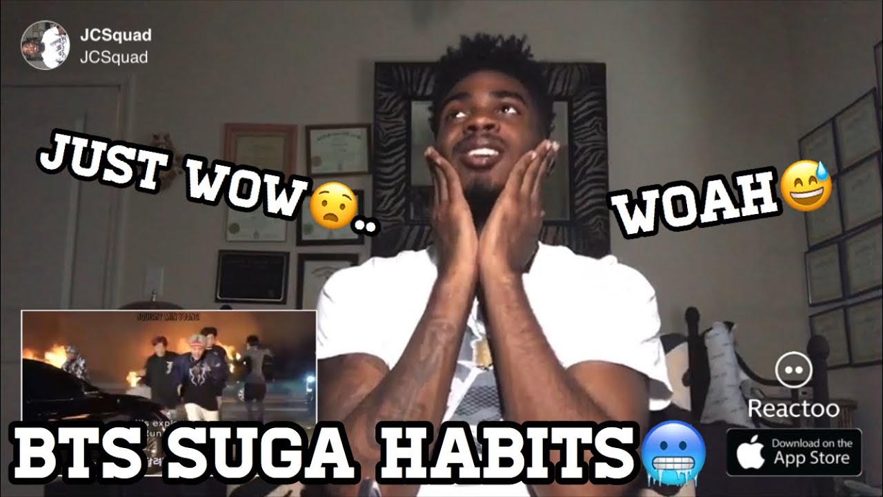 MIN YOONGI'S HABITS! | REACTION!!!