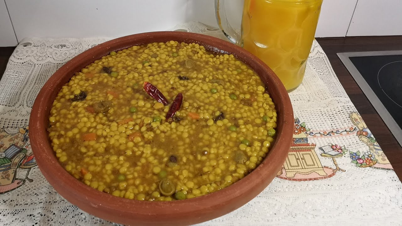 Aharbid. (plato típico de los bereberes del norte de África)