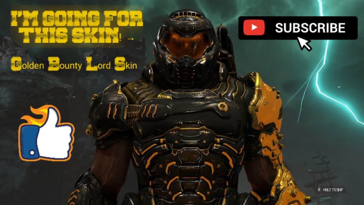 Getting that Golden Bounty Lord skin (HORDE MODE) (THE HOLT) - Arena 5 (NIGHTMARE) DOOM Eternal