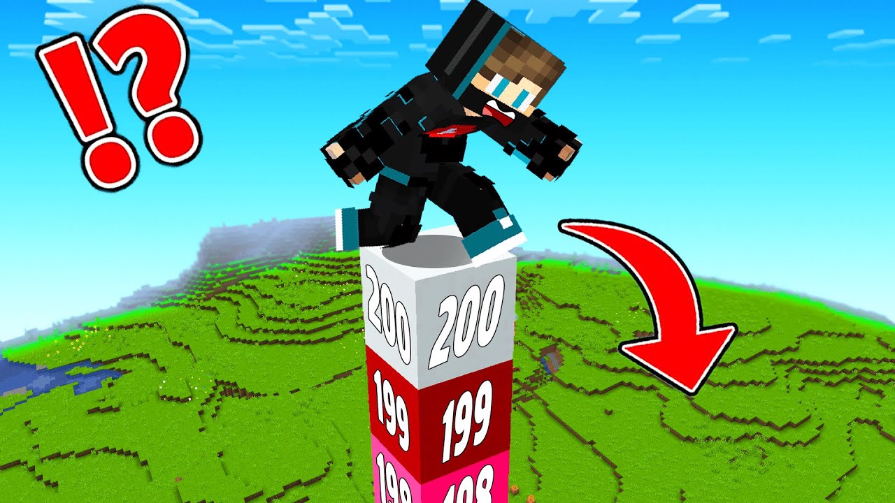 ماين كرافت اوفر لايف #6 : قفزت من ارتفاع 200 بلوكة و لكن تورطت !!؟ 😱🔥