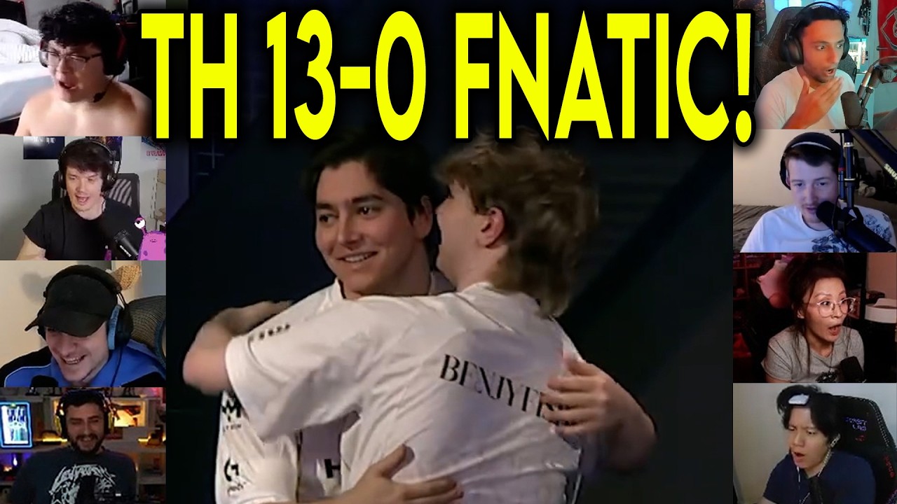 Valorant Streamers React To TH 13-0 Fnatic In VCT