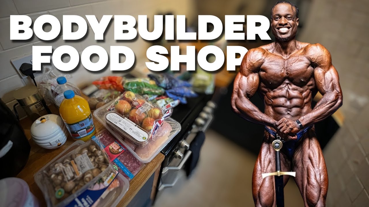 My weekly food shop as a pro bodybuilder.