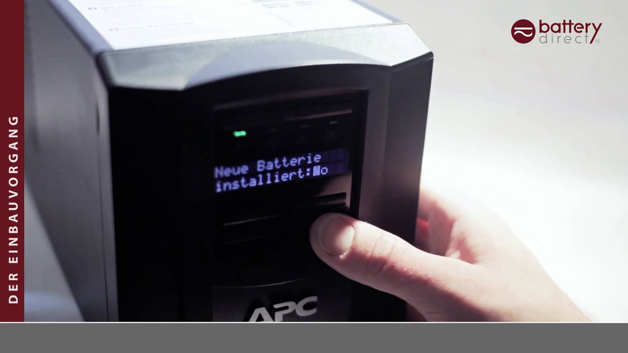APC Smart UPS 750 Akku (RBC48) Einbauvideo