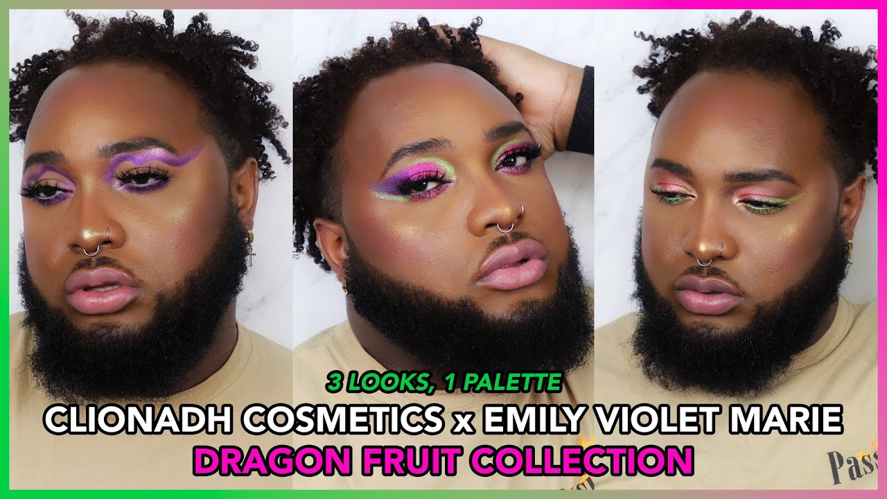 3 LOOKS, 1 PALETTE: CLIONADH COSMETICS x EMILY VIOLET MARIE DRAGON FRUIT COLLECTION