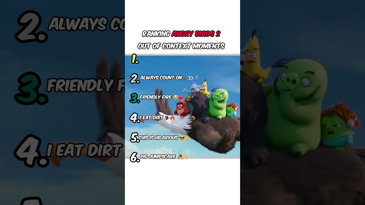 Ranking The Angry Birds Movie 2 Out Of Context Moments 🦅💔