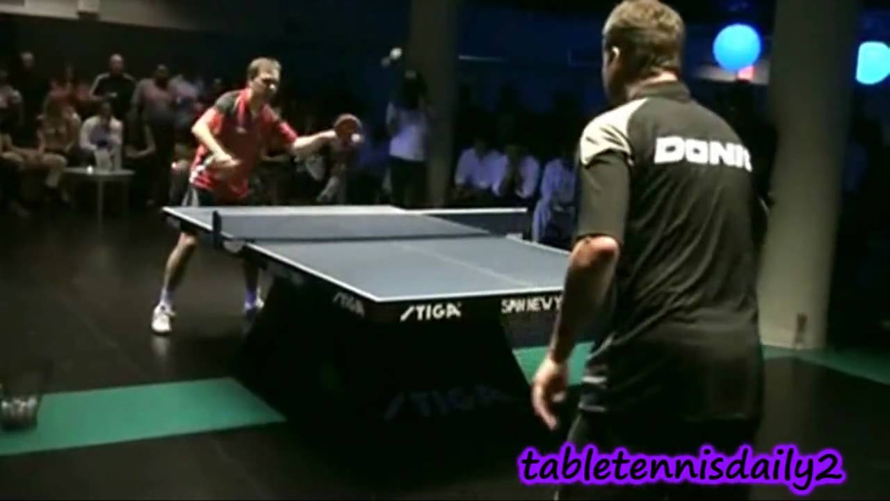 Jan Ove Waldner vs Michael Appelgren - 2010 Exhibition