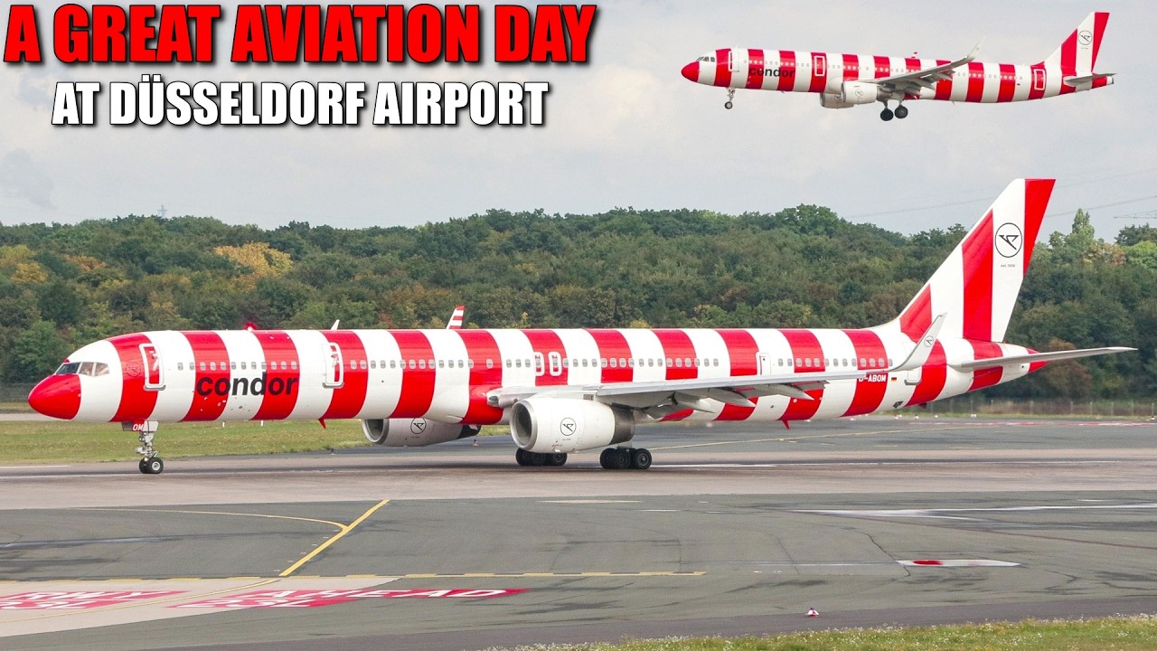 [72 MINUTES OF PURE AVIATION!] - A lot of close up takeoffs and landings at Düsseldorf Airport -