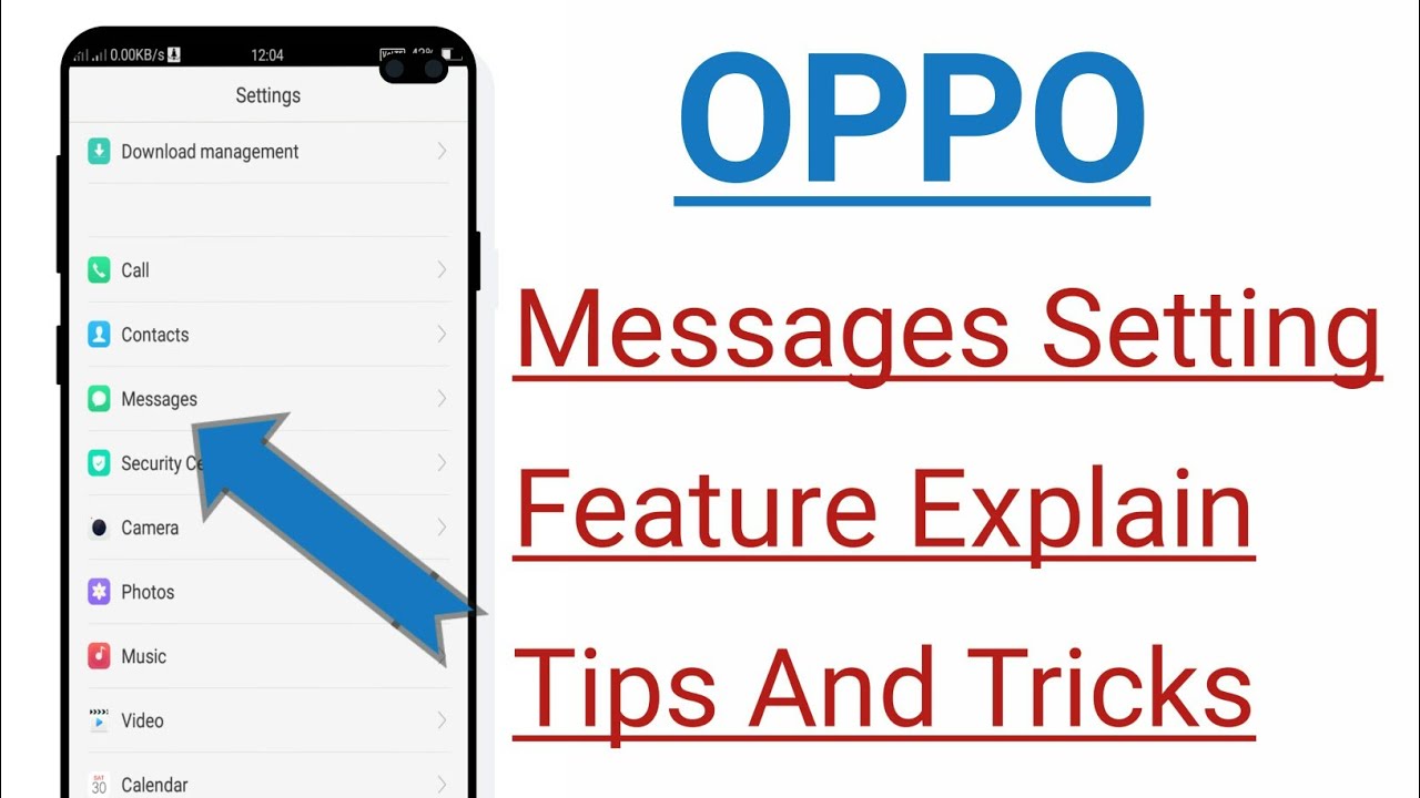 OPPO Messages Setting Features Explain Tips And Tricks