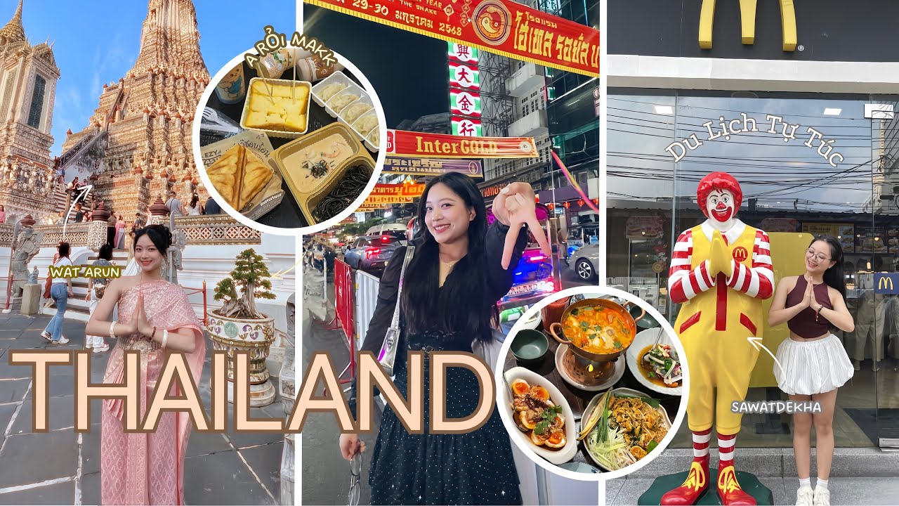 Thailand Vlog 🇹🇭 | Du lịch tự t&uacute;c Th&aacute;i Lan | C&aacute;c qu&aacute;n nổi tiếng liệu c&oacute; Ngon như lời đồn?
