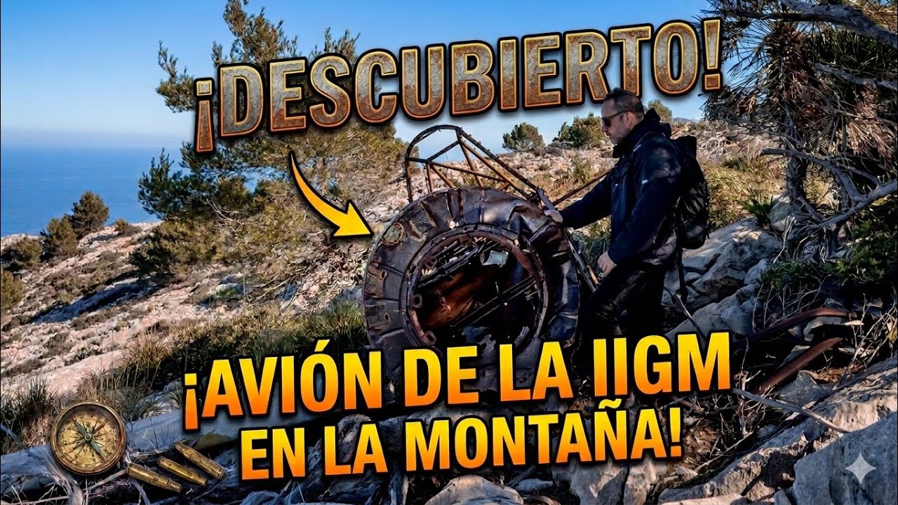 🛩️Encuentro avioneta de la II Guerra Mundial en la cima de una montaña…