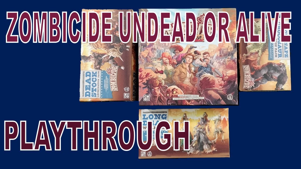 Zombicide Undead or Alive Solo playthroungh with Abomination pack