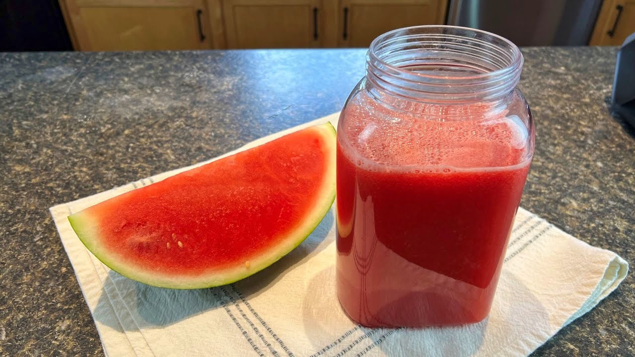 Como Hacer Jugo de Sandia en Tres Minutos
