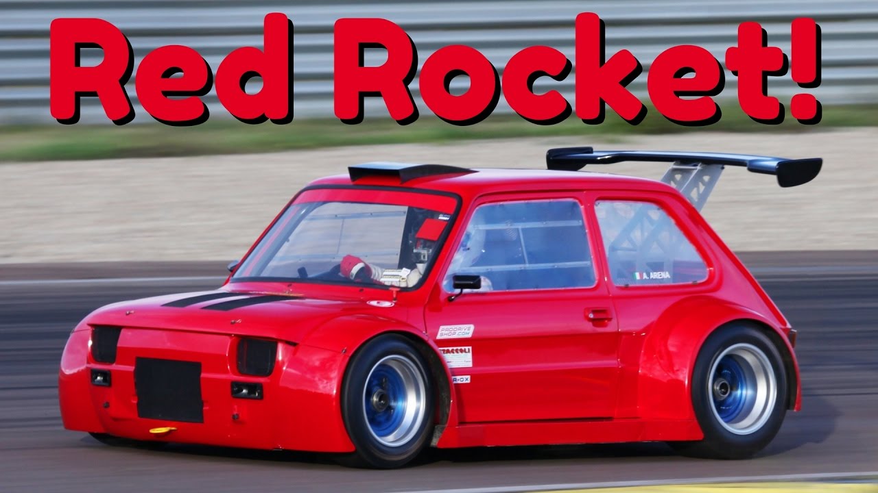 Crazy Fiat 126 Proto - Honda CBR 1100 XX Engine!!! - On-Board multicam & Pure Sound!