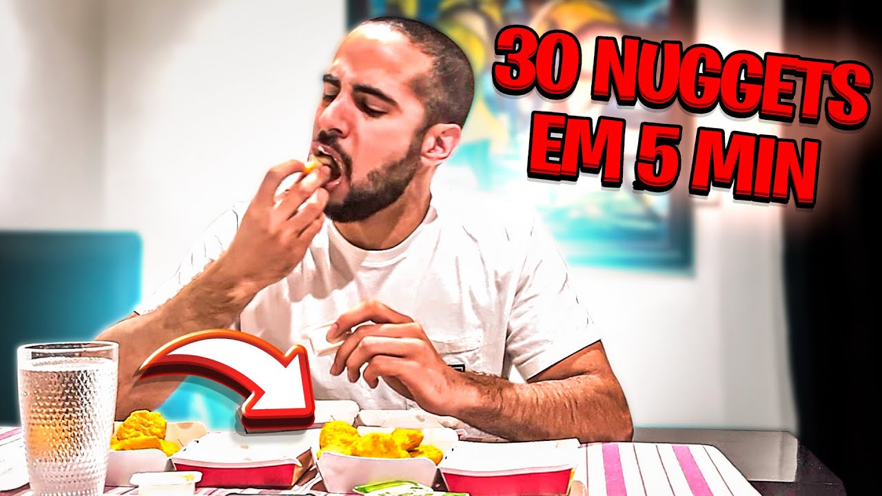 DESAFIO 30 NUGGETS EM 5MIN. | CONSEGUI?