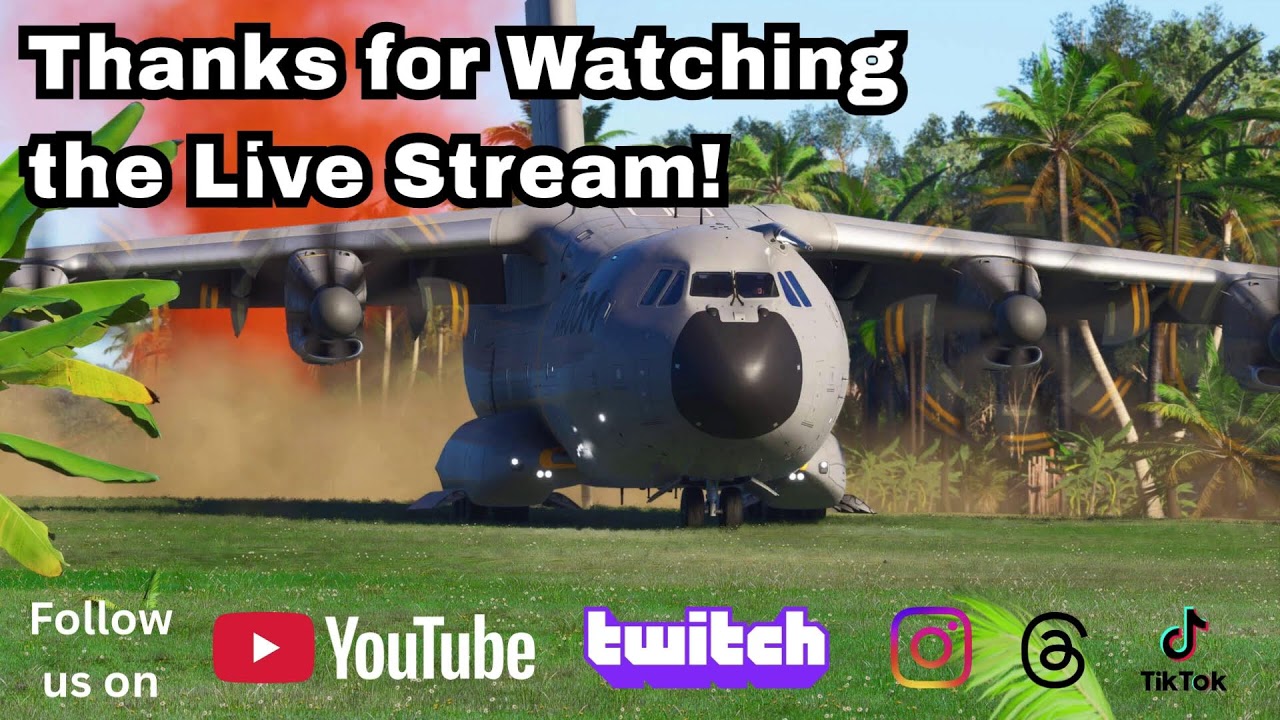 Flying Military and Non-Military Planes in MSFS24 | Afternoon Gaming Stream