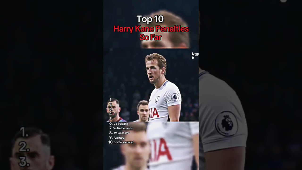 Top 10 Harry Kane Penalties So Far ⚽🔥 #HarryKane #Goals #Penalty