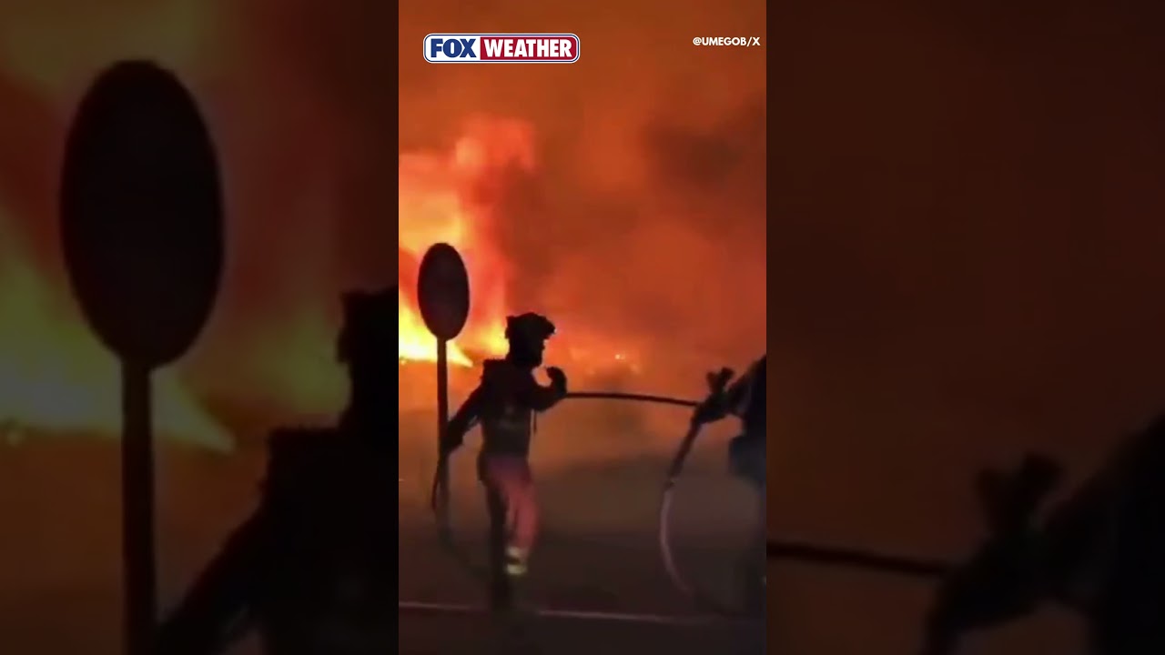 Watch: Wildfires Rage West Of Madrid, Spain, Amid Latest Heat Wave