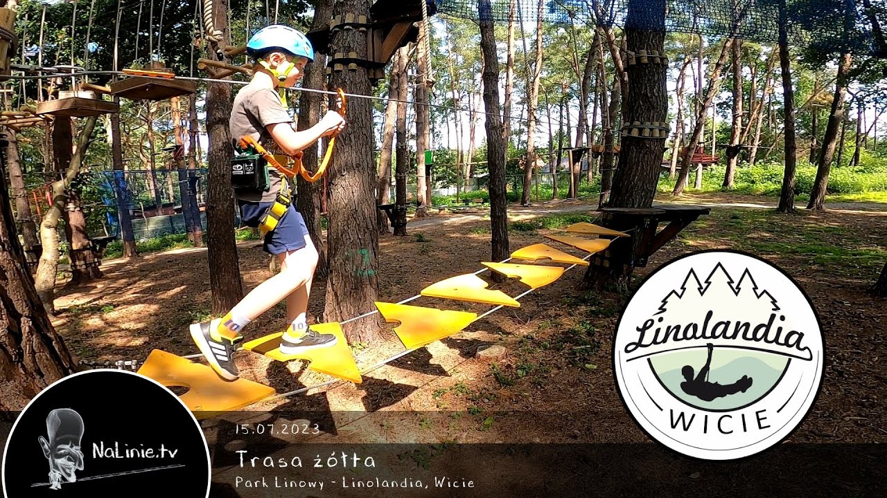 Park Linowy 151 - Linolandia, Wicie - Trasa żółta 15.07.2023