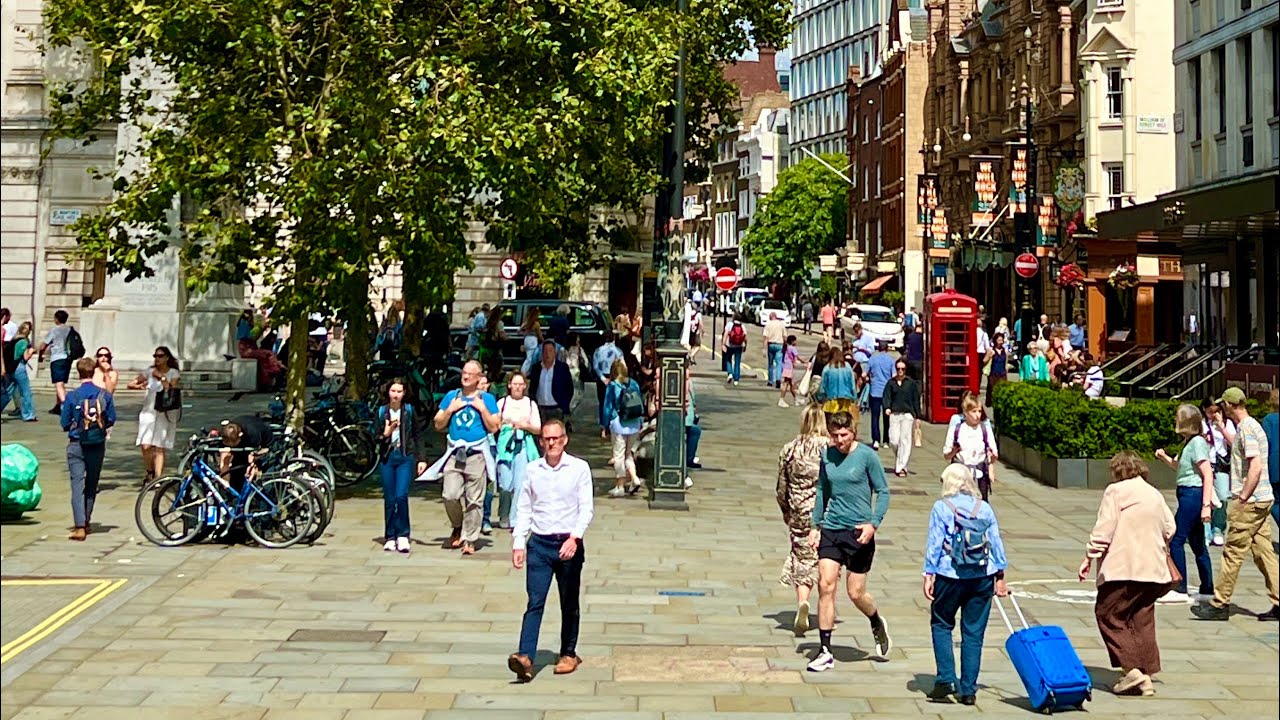 Walking in busy London streets [4K] 💫| Shepherd Bush • Hammersmith | July 2024