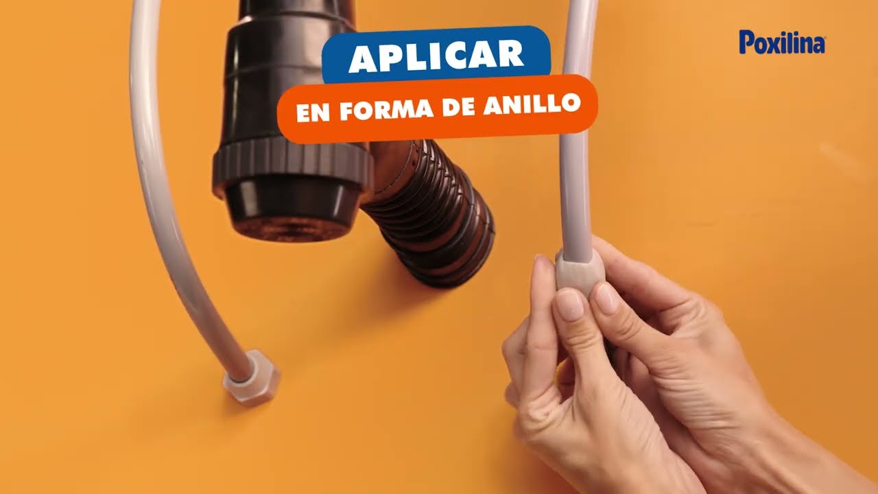 Sell&aacute; un flexible pinchado en 3 pasos con Poxilina | La masilla que endurece como metal