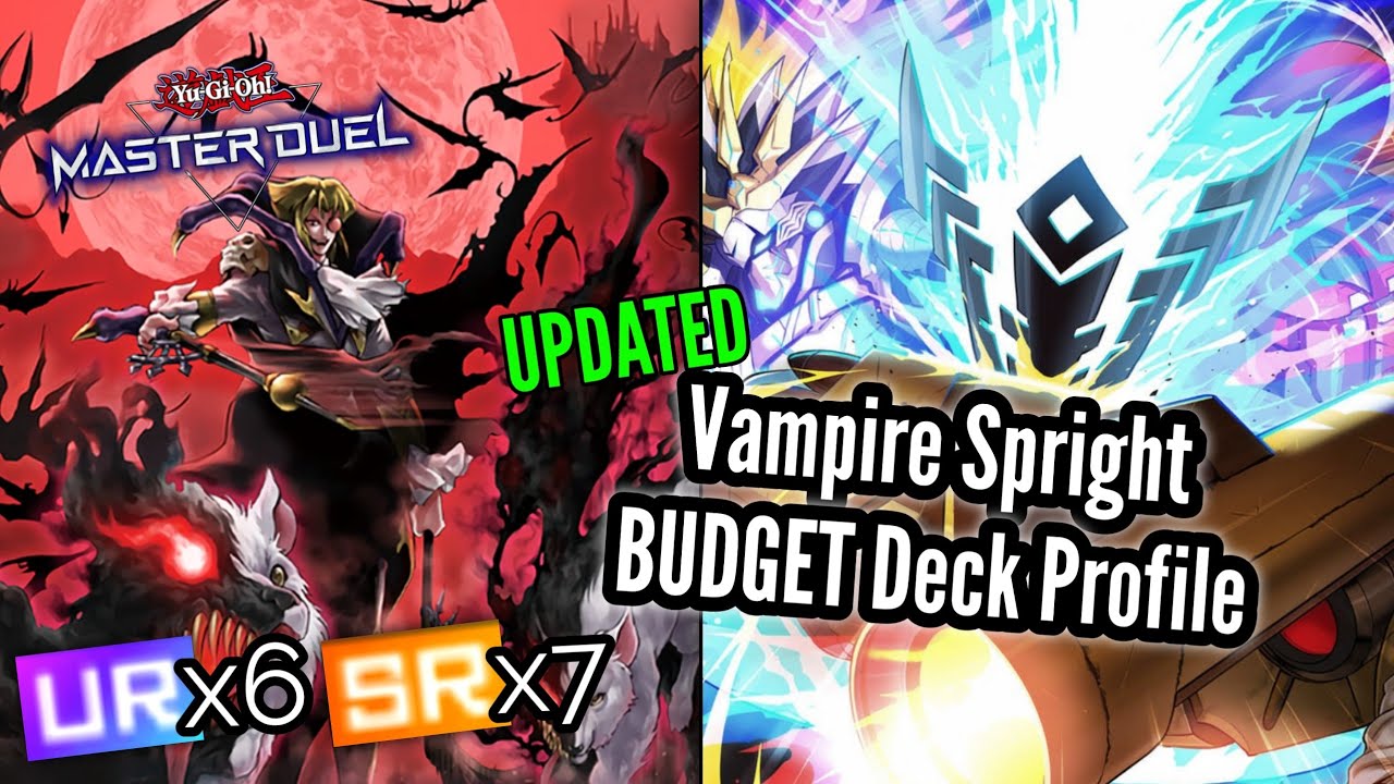 UPDATED Vampire Spright F2P/BUDGET Deck Profile Yu-Gi-Oh! Master Duel JULY 2023 + Replay!!!