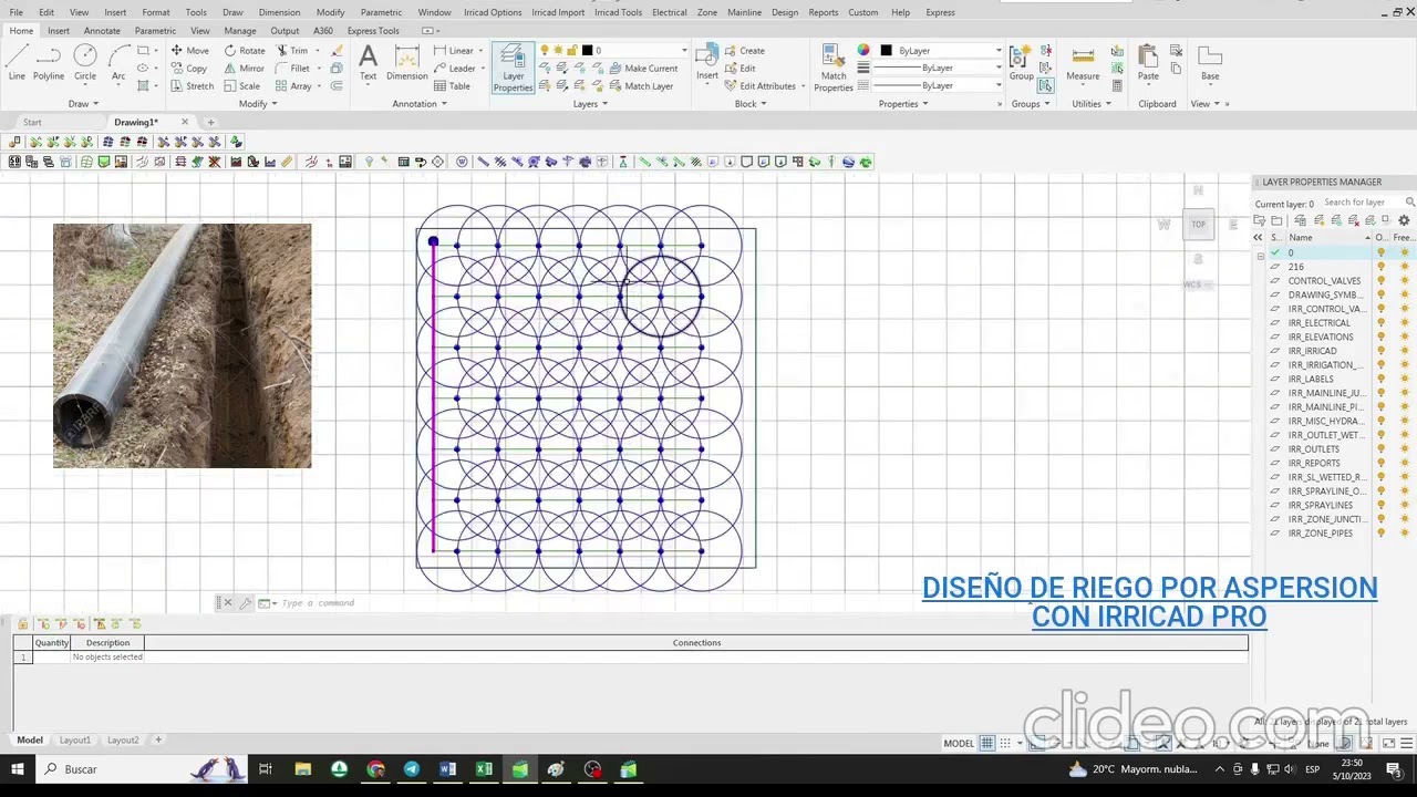 RIEGO POR ASPERISON CON IRRICAD PRO