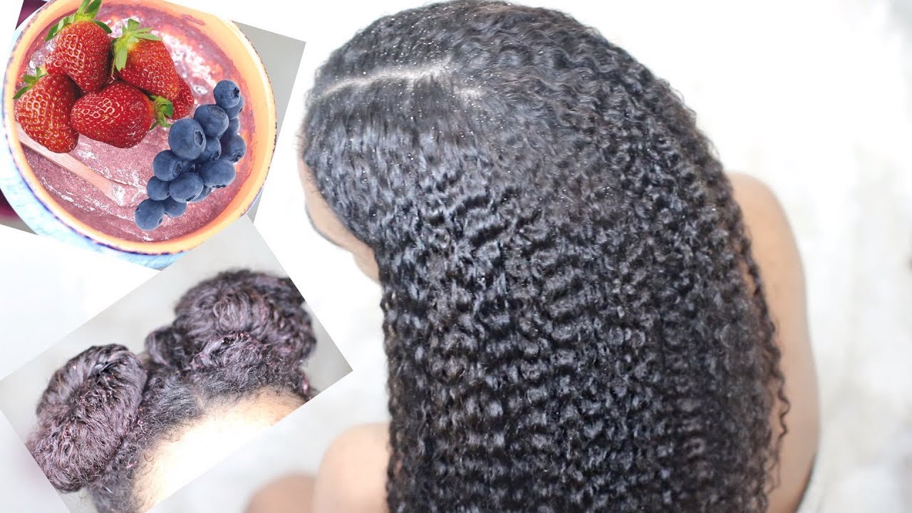 Deep Conditioner DIY  ALL NATURAL FRUIT  for rapid hair growth, and length retention | Natural Hair