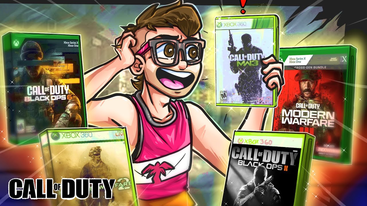 Playing FIVE Call of Duty's In ONE Video! - Spare Parts