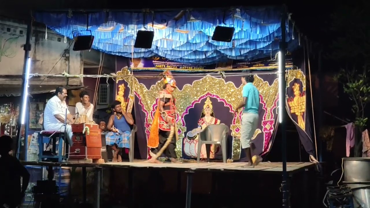 Sri seetharaman nadaga mandram in  பத்மாசூரன் வதை என்னும் அய்யனார்  திருக்கல்யனம்