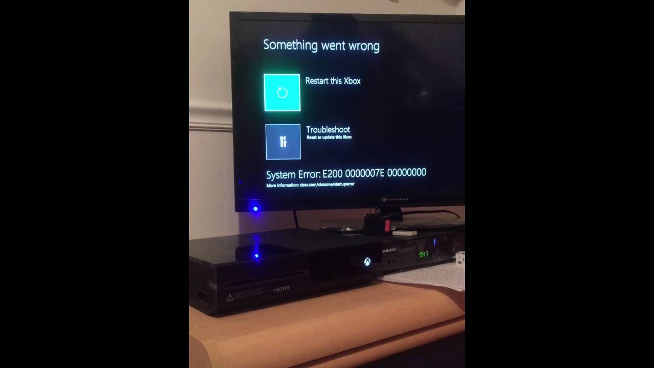 Broken Xbox one?? Xbox system error
