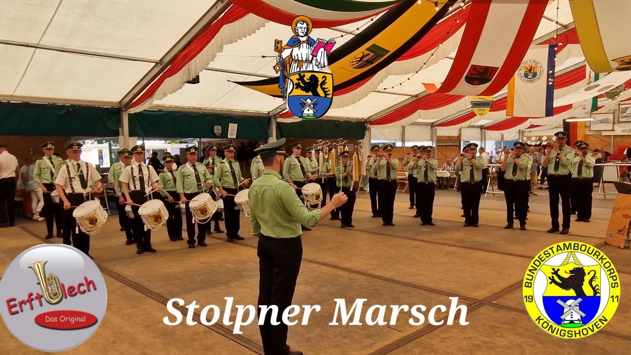 BTK Königshoven Blaskapelle Erftblech Das Original Stolpner Marsch Schützenfest Königshoven 2023