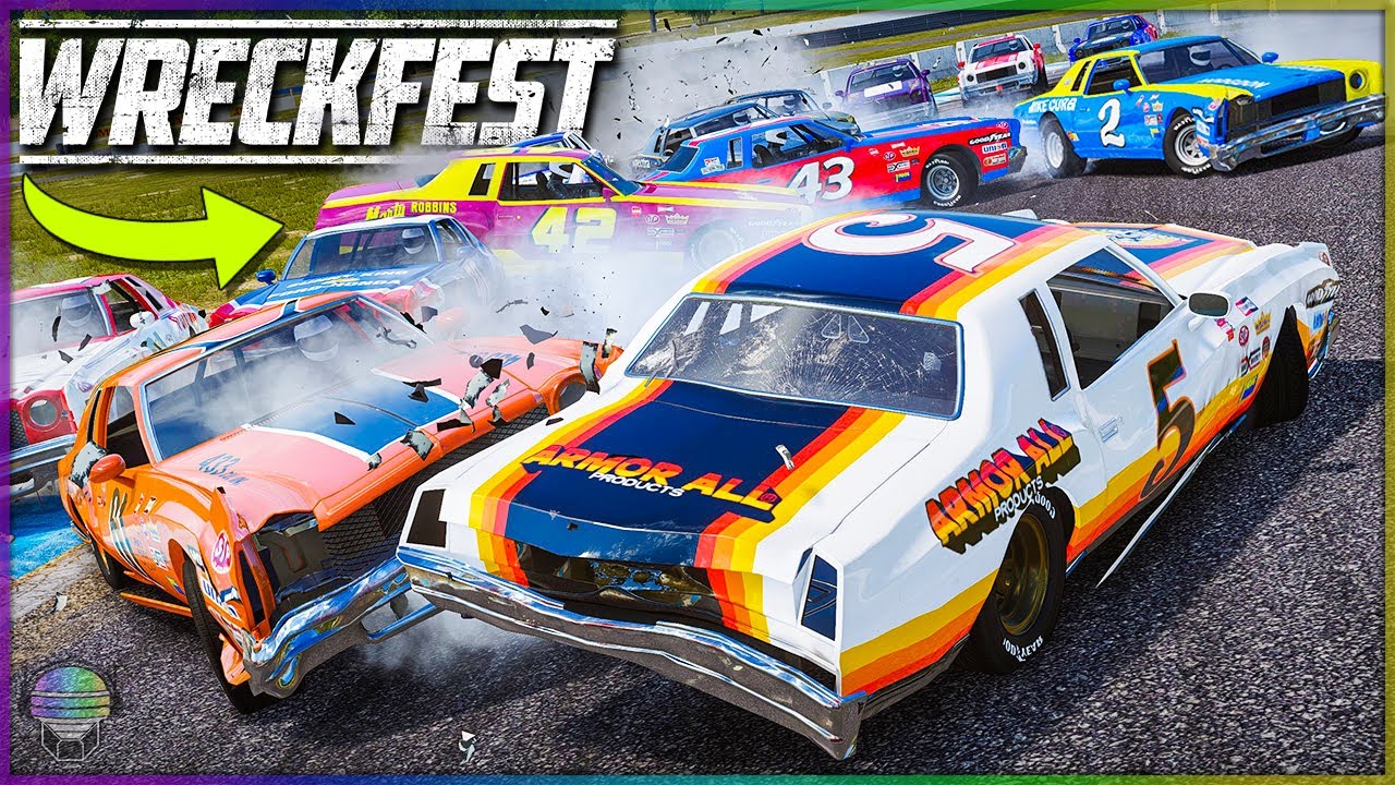 НАСТОЯЩАЯ СТЕНА ЧЕМПИОНОВ! | Wreckfest 70s NASCAR в Лейксайде!