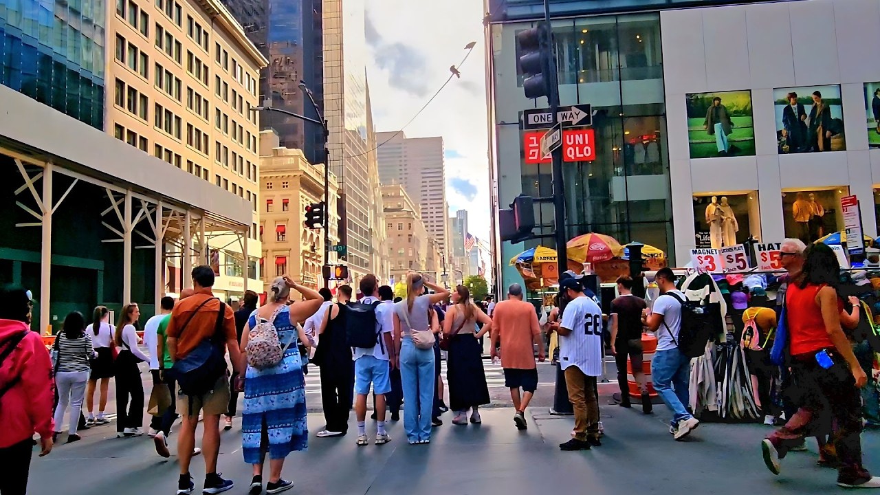💎 Billionaires&rsquo; Favorite Street! 😍 5th Avenue NYC Walking Tour October | Luxury Hotels & Shops 4K.