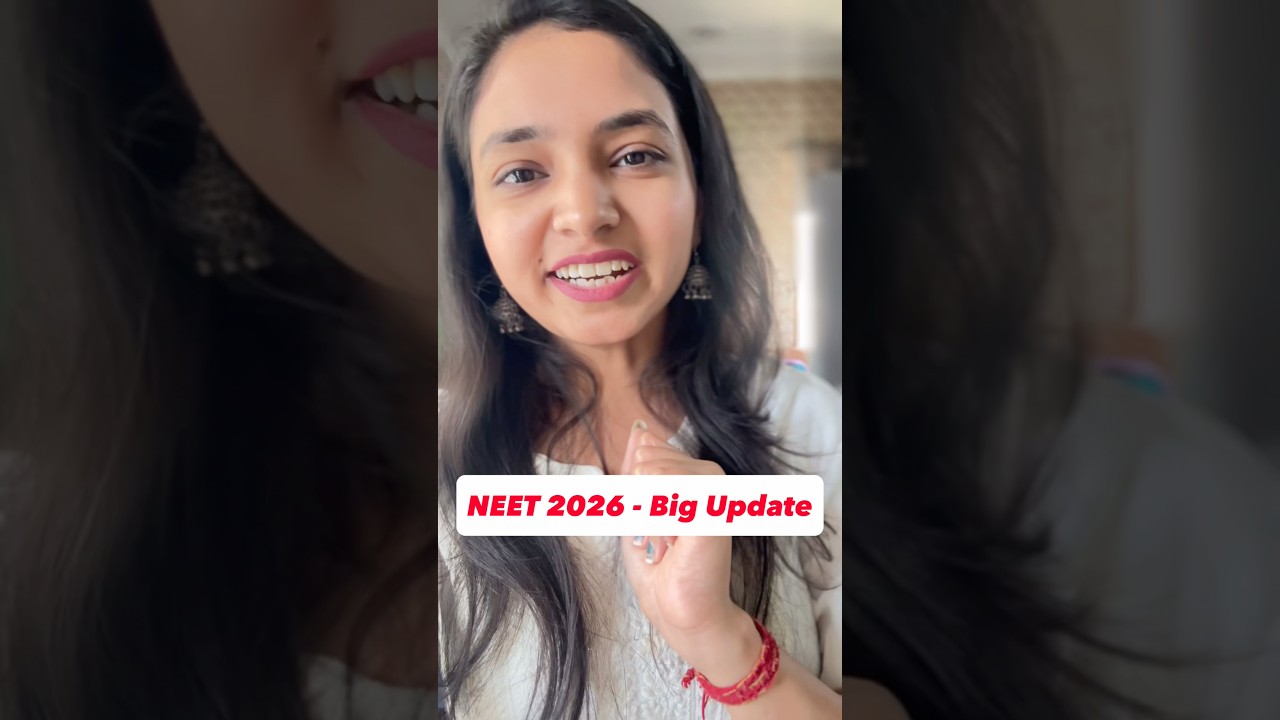 🚨NEET 2026 - Big Update - New Form Out #nta