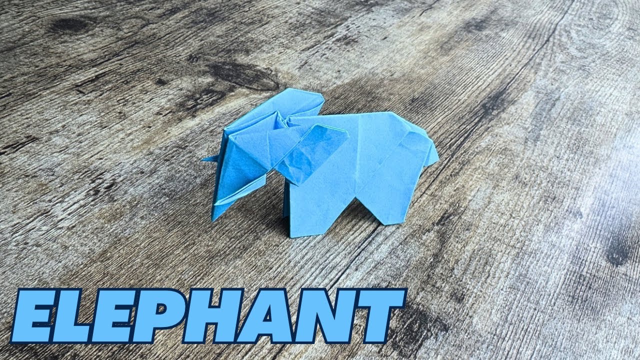 Fold an Incredible Origami Elephant 🐘 | Perfect for Beginners and Pros!