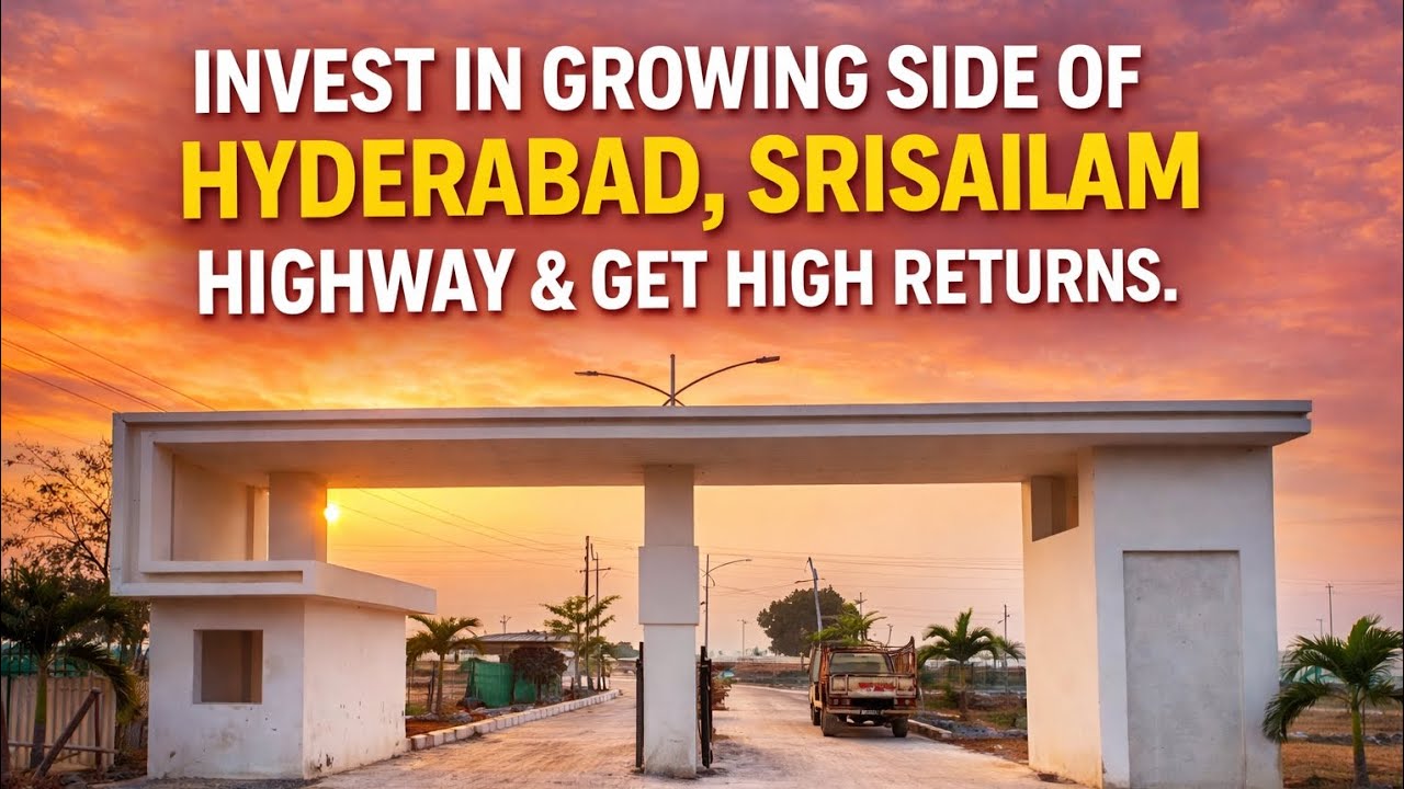 Invest in the Growing Side of Hyderabad | Srisailam Highway | High Returns Property #srisailam #plot