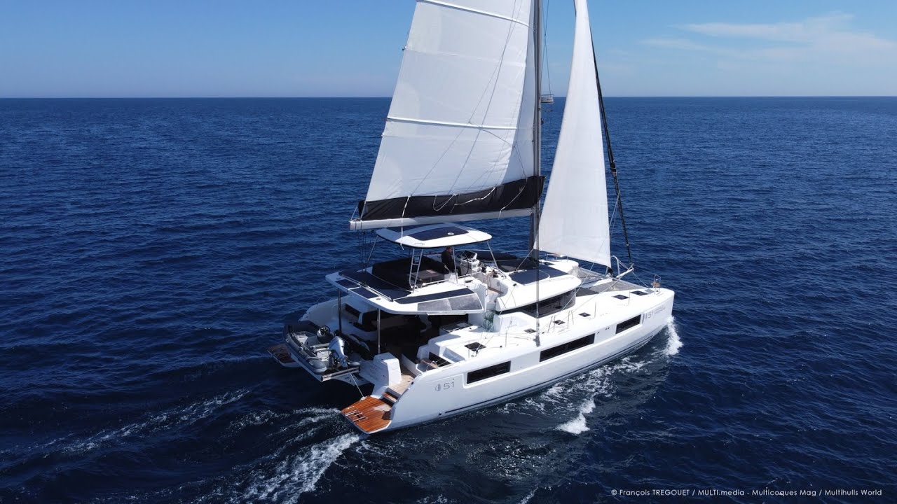 Lagoon 51 catamaran - Walkthough at Cannes 2022