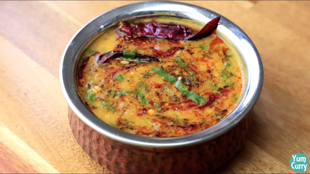 Dal palak recipe - Dal palak dhaba style