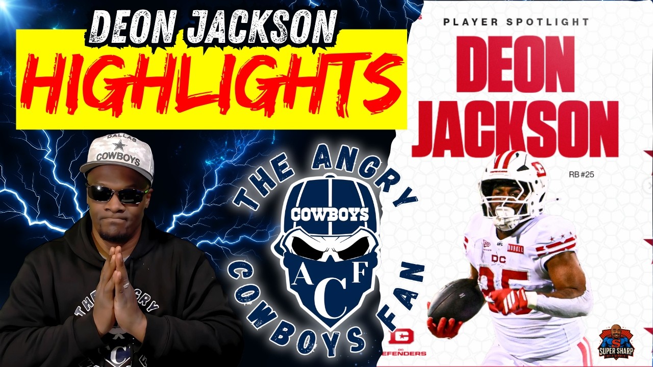 DEON JACKSON HIGHLIGHTS: RB for the DC Defenders Picked Up by the DALLAS COWBOYS!