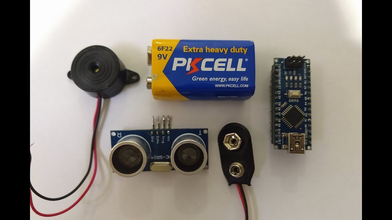 Bastón para invidentes con sensor ultrasonido y arduino