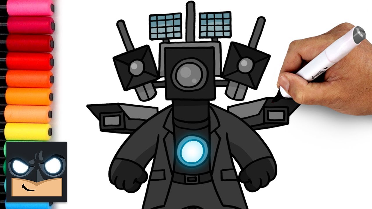 How To Draw Titan Cameraman | Skibidi Toilet