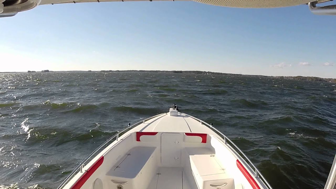 Scarab Sport on top of it Lake Murray