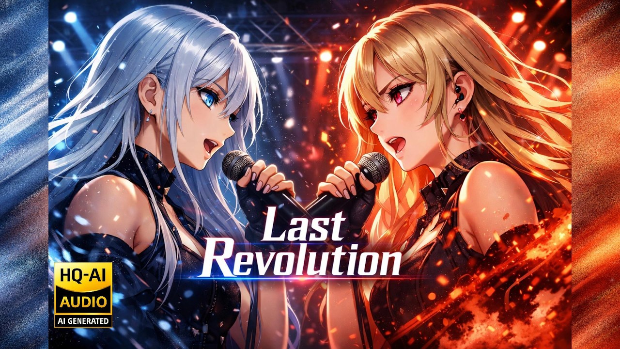 🎧【音圧注意】私たちの“最後の革命” Last Revolution ｜Luna & Momo｜Anime Song【Global Harmony JP】