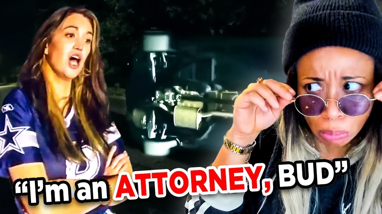 creepy drunk girl FLIPS CAR then tells officers they should apologize | best of bodycam #9