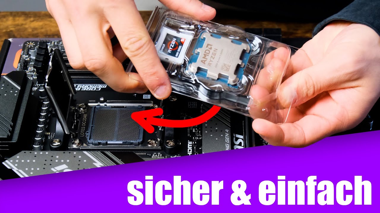 Prozessor einbauen, ausbauen - CPU tauschen für Anfänger 2025