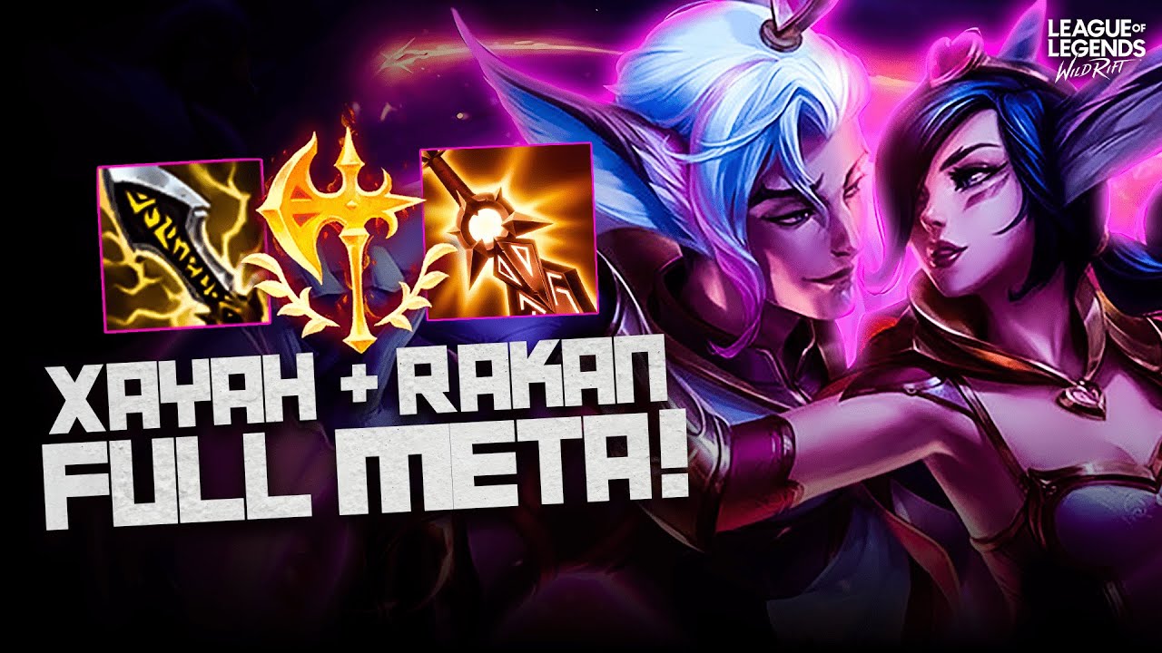 XAYAH E RAKAN TA MUITO FORTE, NAO TEM COMO! LOL WILD RIFT
