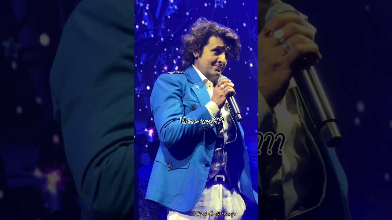Sonu Nigam sings one of the most romantic songs - any guesses? Latest live in concert #sonunigam