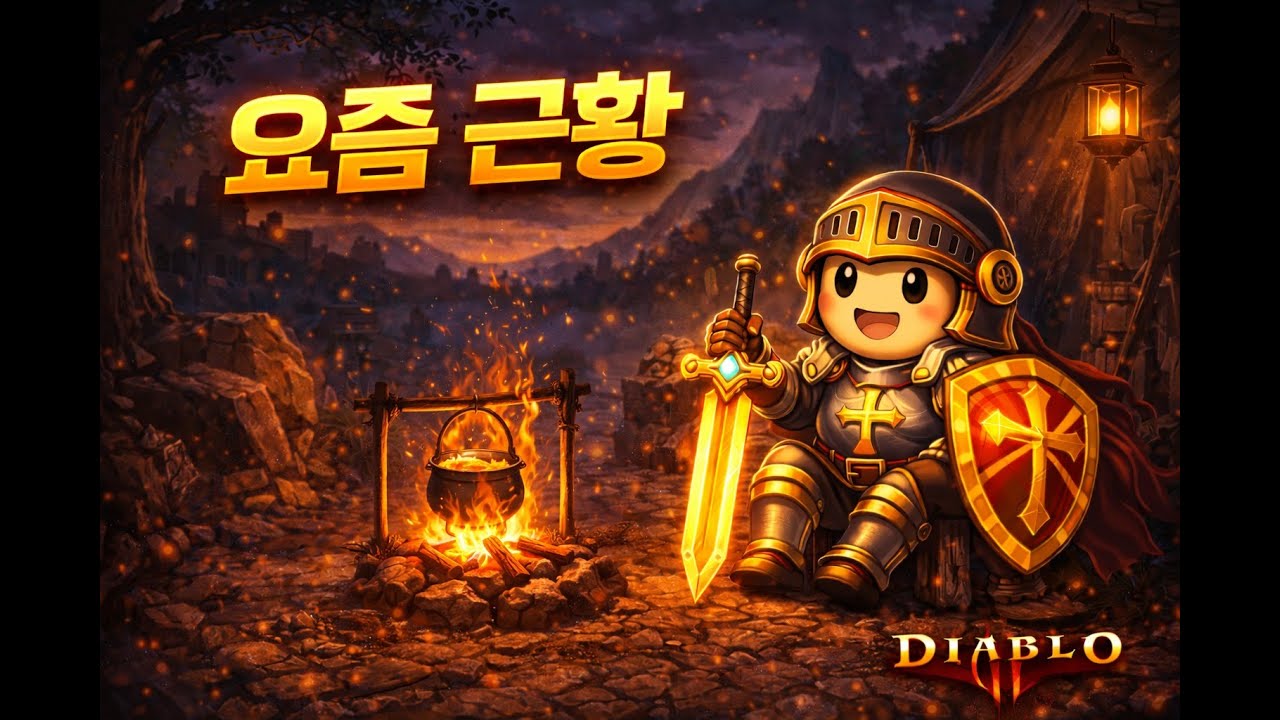 [디아블로4] 시즌11 평범한아재 성기사 아직 안접었습니다 ^^