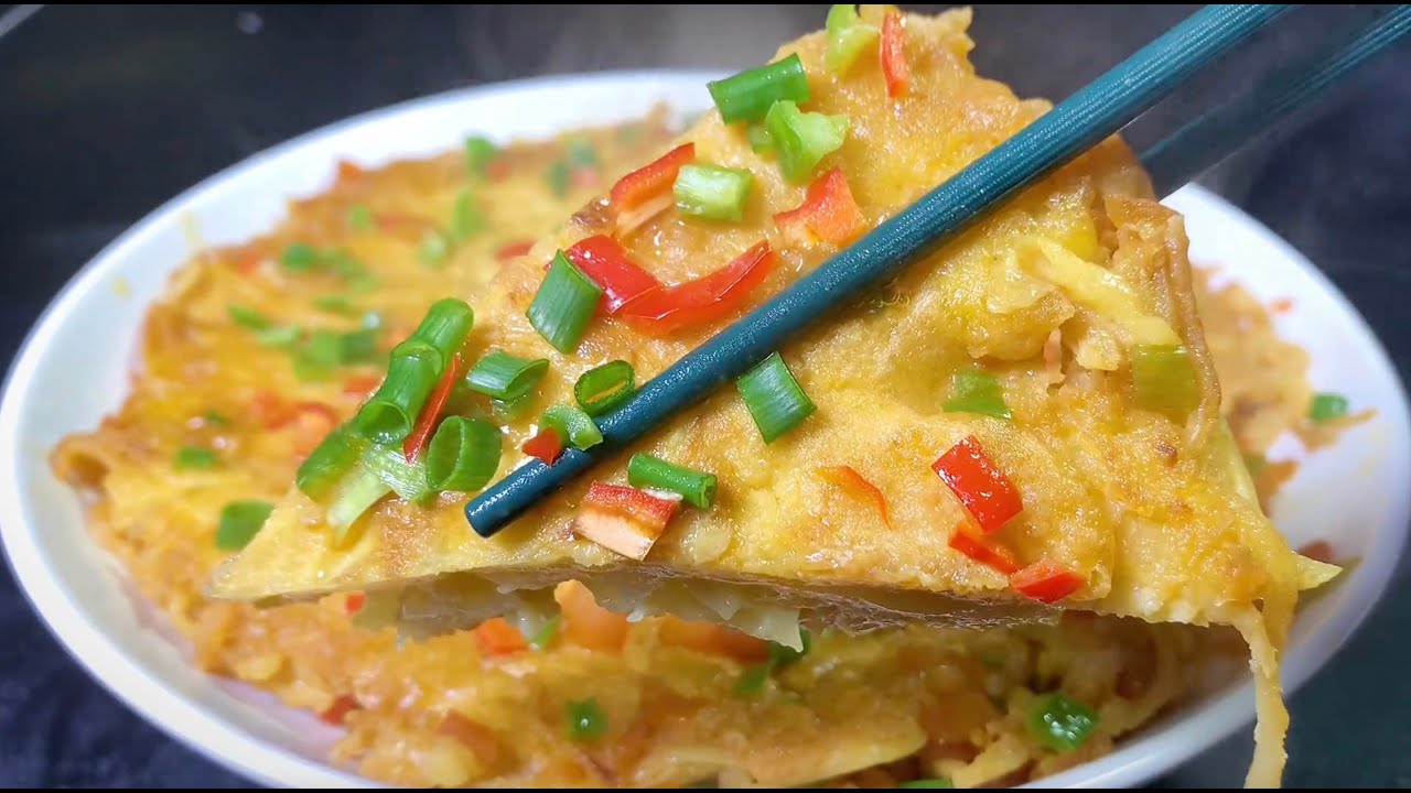 土豆絲和雞蛋沒想到這麼好吃，孩子三天兩頭點名要吃，美味又營養【一畫美食】#土豆絲 #雞蛋 #土豆雞蛋 #薯仔雞蛋