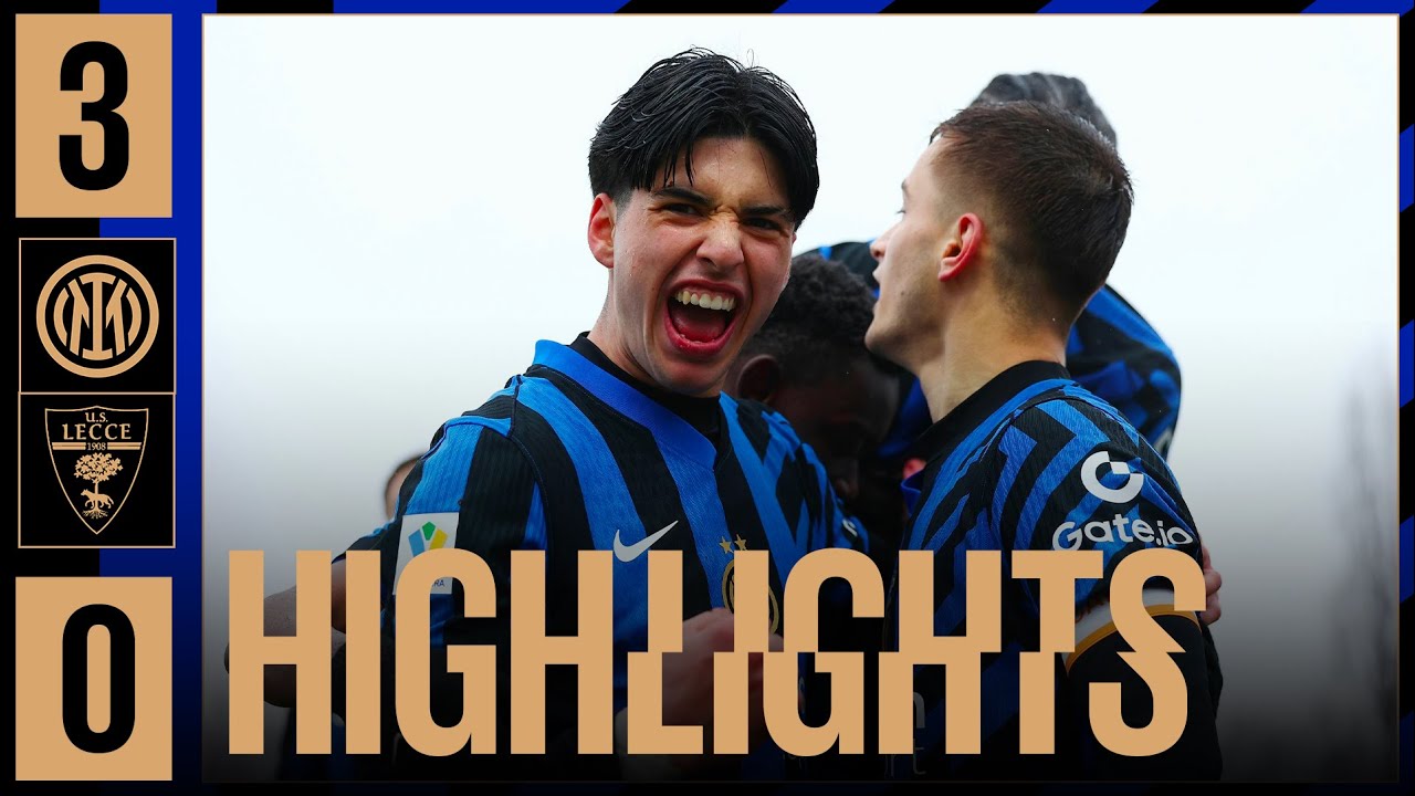 3️⃣ GOL🟰 VITTORIA NERAZZURRA | INTER 3-0 LECCE | HIGHLIGHTS UNDER 20 | PRIMAVERA 1 2024/25 ⚽⚫🔵